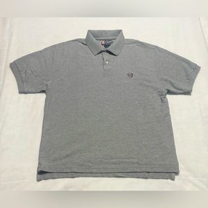 Men’s Gray Collared Button Classic fit short sleeve
Polo shirt